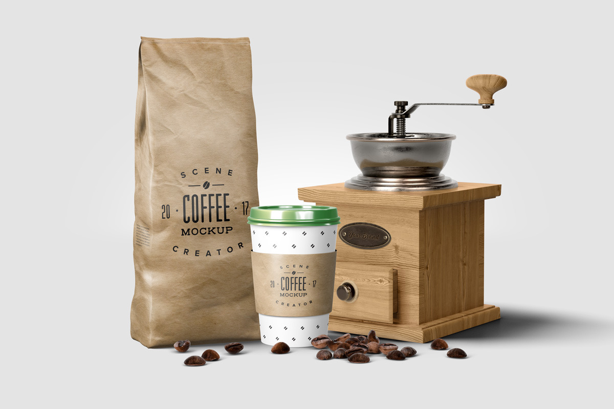 Coffee Mockup Scene Creator, a Cups & Container Mockup by Kotulsky Mockups (Photo 5 of 10)