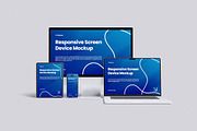 Responsive Screen Device Mockup, a Wearable Device Mockup by Rielismee (Thumbnail 2 of 5)