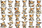 Whimsical Funny Easter Fox Clipart, an Illustration by Craft Nest (Thumbnail 6 of 11)