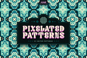 Pixel Mosaic Patterns | Vol. 11
