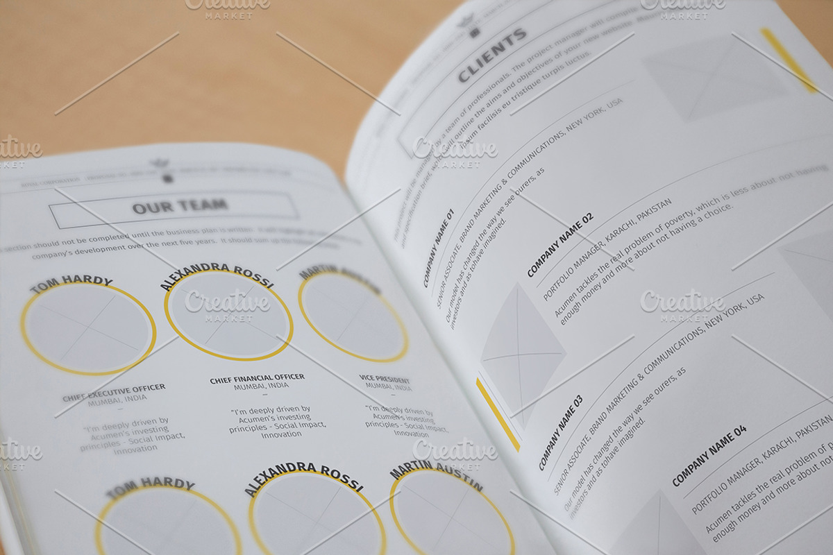 31 Page Full Proposal A4 / US Letter, a Stationery Template by Mastergfx (Photo 12 of 27)
