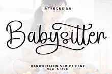 Babysitter | Script Font