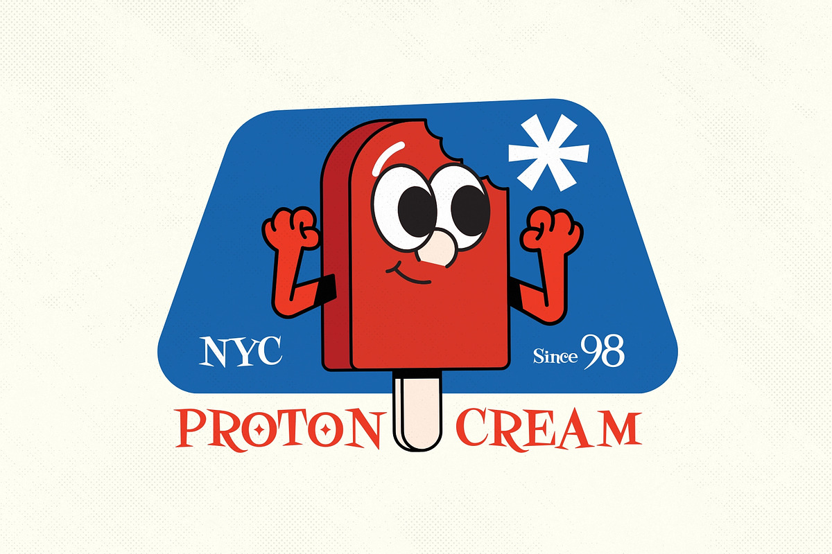 Proton Pop - Mid Century Modern Font, a Serif Font by HipFonts (Photo 6 of 10)