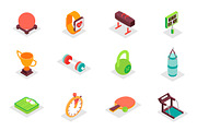 Isometric Icons Pack, a Duotone Icon by alexdndz (Thumbnail 14 of 15)