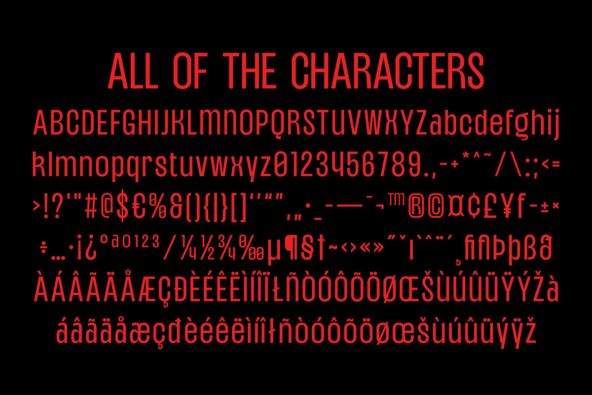 CS Brandt – Condensed Font, a Sans Serif Font by Craft Supply Co. (Photo 8 of 8)