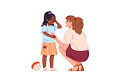 Parents support, talk to kids set, a Person Illustration by PaperTrident (Thumbnail 6 of 7)