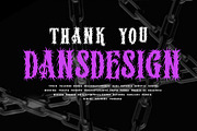 Salvators Metal Display Font, a Blackletter Font by dansdesign (Thumbnail 11 of 12)