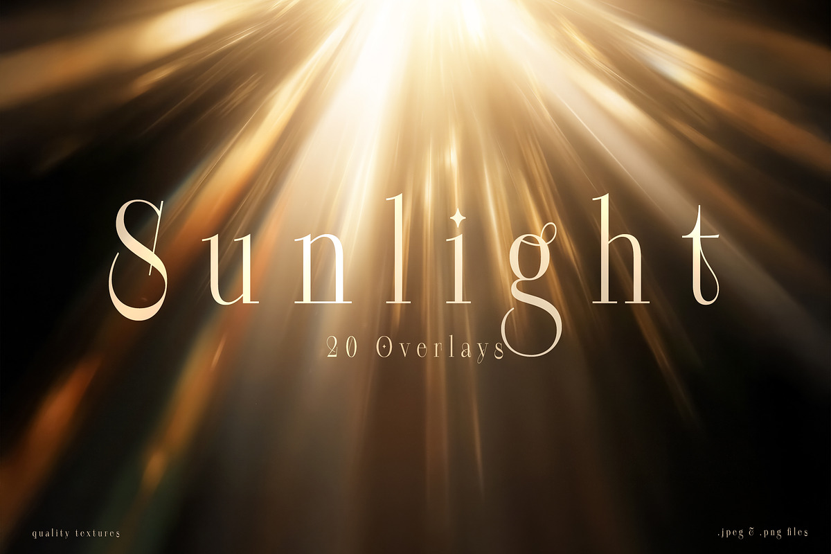 Sunlight Rays Glow Overlays Effect, a Texture Graphic by smishura (Photo 1 of 4)