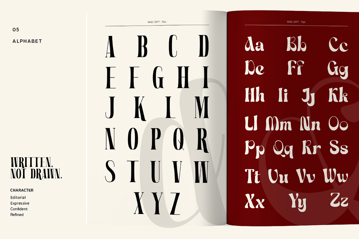 Mael – Luxury Editorial Serif, a Serif Font by FactoryType Studio (Photo 5 of 11)