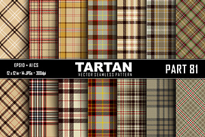 Seamless Tartan Pattern. Part81