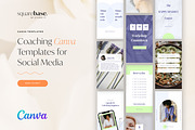 Canva Templates for Coaches, a Social Media Template by Squarebase Templates (Thumbnail 1 of 5)