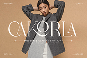 Cakorla - Modern Classy Serif, a Serif Font by Shakira Studio (Thumbnail 1 of 10)