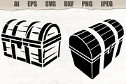 Stencils Treasure Chest, an Object Illustration by MARYCRAFTIRIA (Thumbnail 1 of 3)