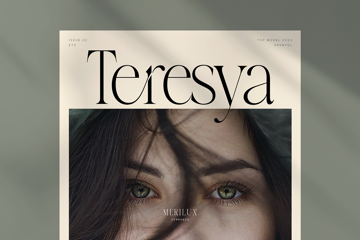 Merilux - Modern Luxury Serif, a Serif Font by Pixesia Studio (Photo 10 of 16)