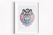 Pastel & Spooky Christmas Patterns, a Pattern Graphic by Sonch' s Curiosities (Thumbnail 4 of 4)
