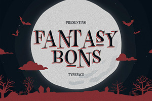 Fantasy Bons, a Serif Font by alit design