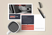 Agency Postcard, a Stationery Template by Pixelpick (Thumbnail 1 of 3)