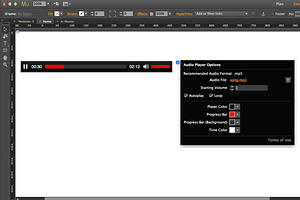 Audio Player Adobe Muse Widget