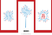 Sparklers Graphic Vector, an Illustration by theBrandLab.io (Thumbnail 3 of 5)
