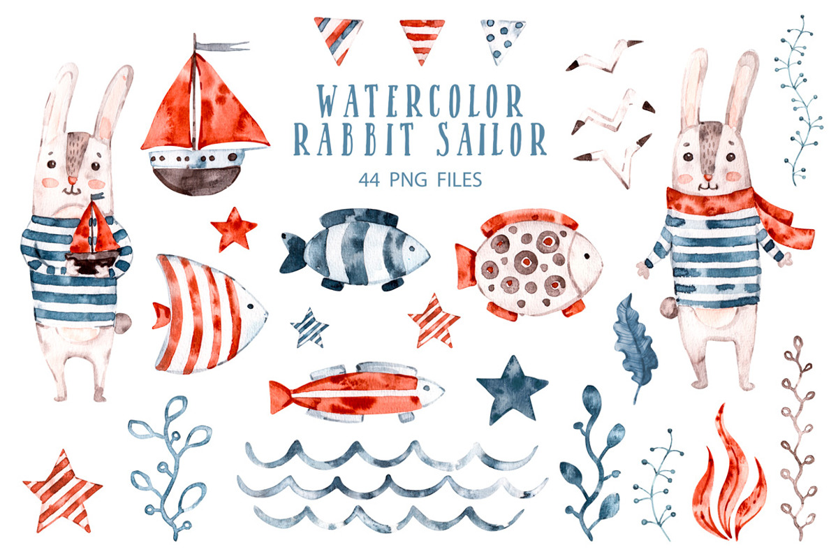 Nautical cute sea seamless patterns, a Pattern Graphic by UlitkaStudio (Photo 12 of 17)