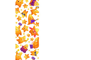 Stars background. vertical print, an Illustration by Onyx