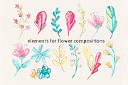 Flamingo Romantic set +4 frames, a Decorative Illustration by Kristina Crocus (Thumbnail 4 of 5)