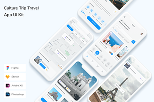 Culture Trip Travel App UI Kit