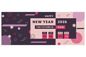 Happy New Year 2026, a Background Graphic by Creative Backgrounds