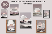 Elegant Surreal Collage Posters, a Background Graphic by Amiraliya (Thumbnail 2 of 8)