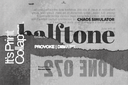 HALFTONE CHAOS - Grunge Texture Pack, a Texture Graphic by BeNone Designs (Thumbnail 7 of 8)