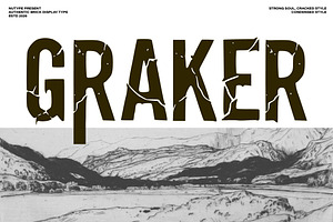 Graker - Condensed Display Type, a Sans Serif Font by NuType