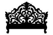 Luxury Ornamental Headboard, an Object Graphic by hafijul (Thumbnail 4 of 4)