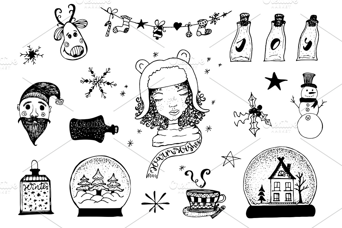 Christmas Procreate Stamp Brushes, a Brush Add-On by OlgaRom (Photo 15 of 16)
