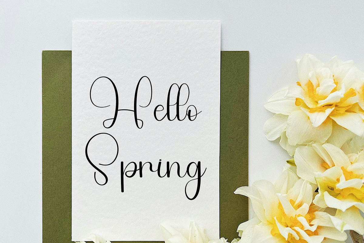 Orange Sunrise, a Handwritten Font by FreshTypeINK (Photo 6 of 8)