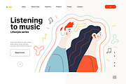 Lifestyle vector ills, color 1, a Templates & Theme by Grivina's shop (Thumbnail 6 of 18)
