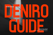 Deniro Guide | Modern Sans Serif, a Sans Serif Font by gracetype_studio (Thumbnail 1 of 11)
