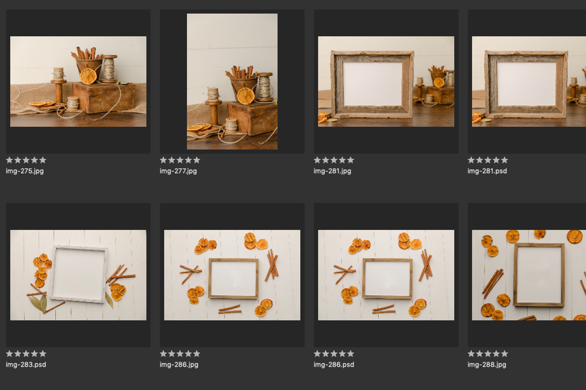 Rustic Dried Oranges Mock Up Bundle, a Device Mockup by Susie Design Co (Photo 2 of 6)