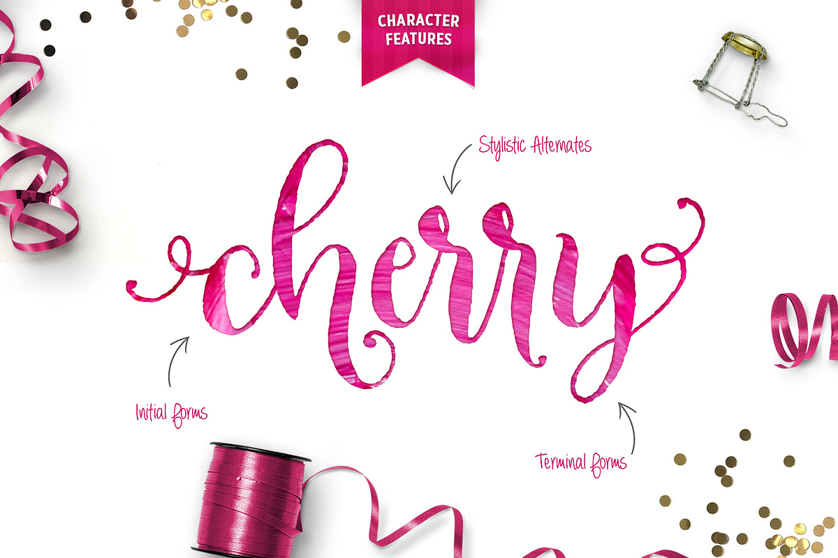 Celebrate Font & Graphics Pack preview 8
