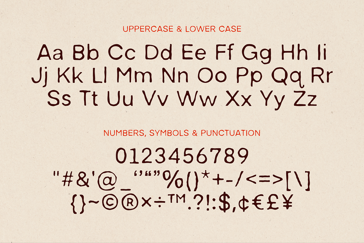 ANIAH | Organic Handwritten Typeface, a Handwritten Font by CherithDrawsThings (Photo 2 of 7)