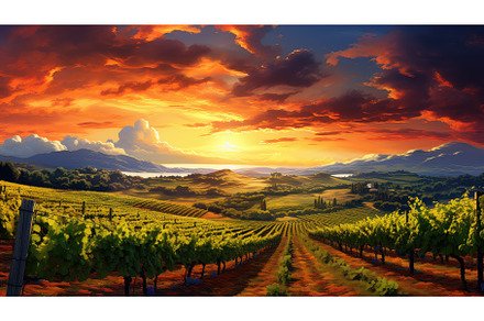 agriculture scenic sunset sun, a Nature Photo by pikepicture