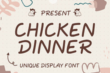 Chicken Dinner - Simple Font