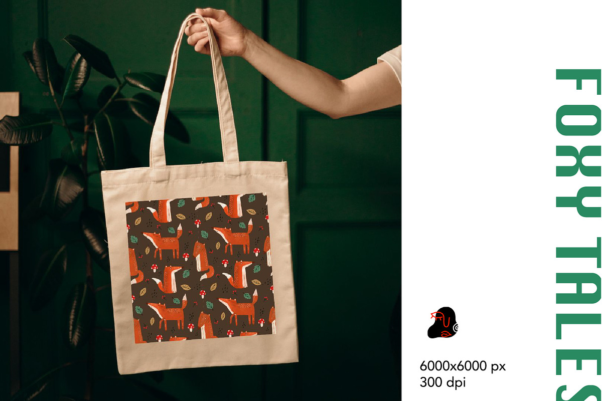 Foxy Tales — Seamless Patterns, a Pattern Graphic by Alona Savchuk (Photo 7 of 10)