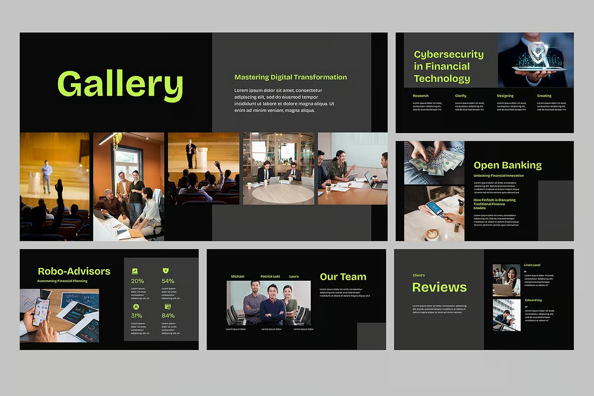 Financial Technology Keynote, a Presentation Template by Fit-tee (Photo 4 of 4)