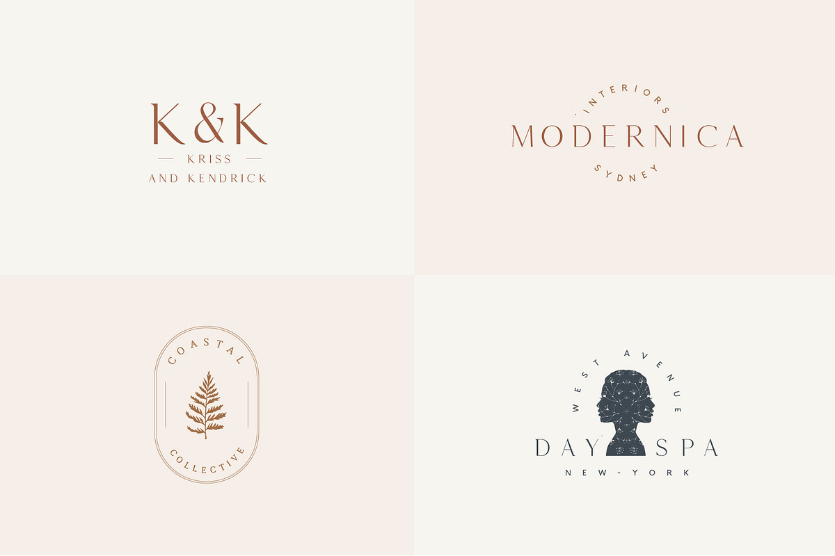 Feminine Logo Bundle, a Branding & Logo Template by Tropical Type (Photo 8 of 15)