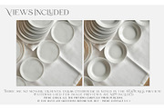 2 Types of Plates Tablecloth Napkin, a Household Mockup by mock-ups (Thumbnail 2 of 11)