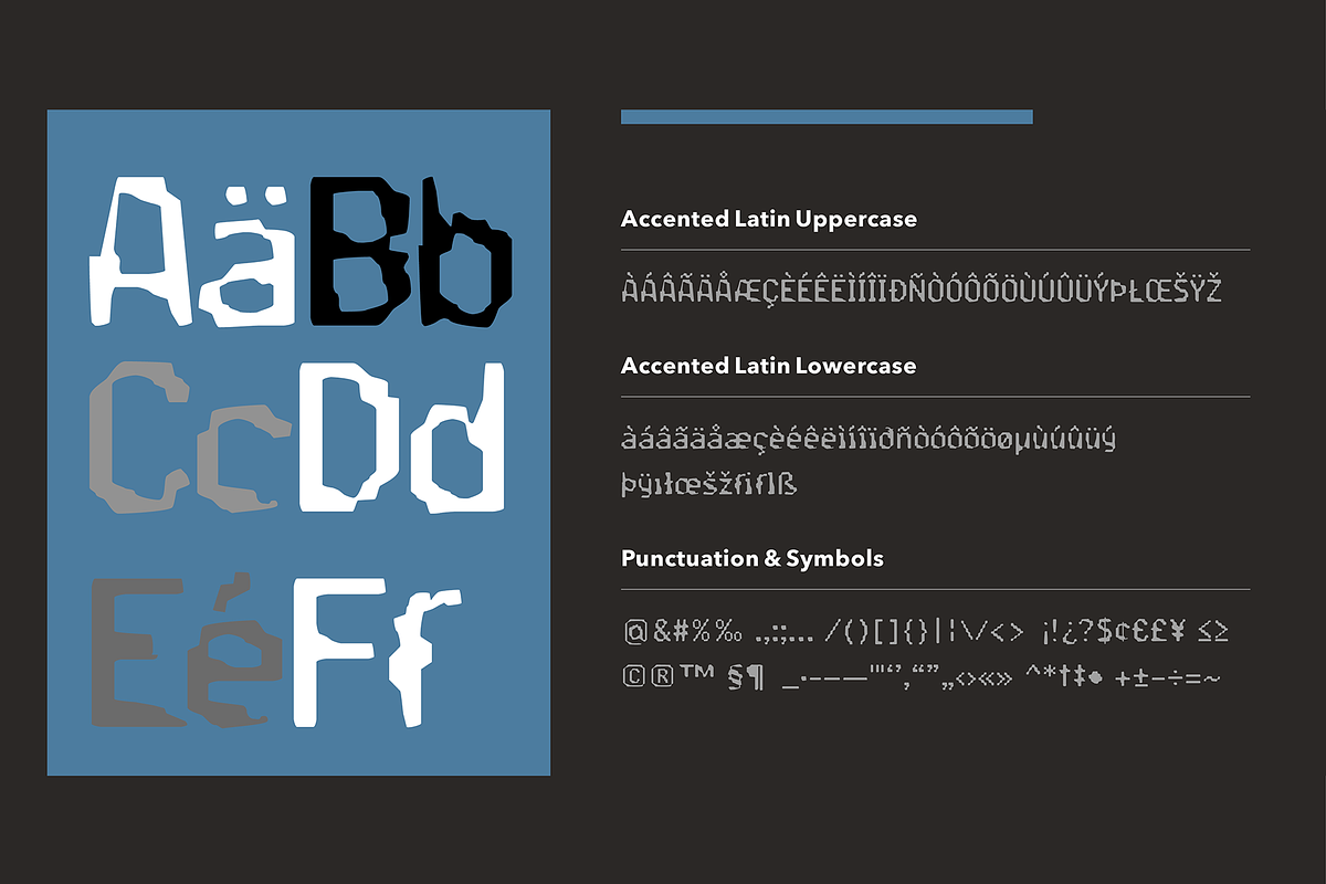 SB Phormic - Grunge Font preview 5