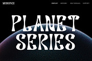 moonspace | Round Display Font, a Serif Font by roomspace creative lab (Thumbnail 2 of 12)