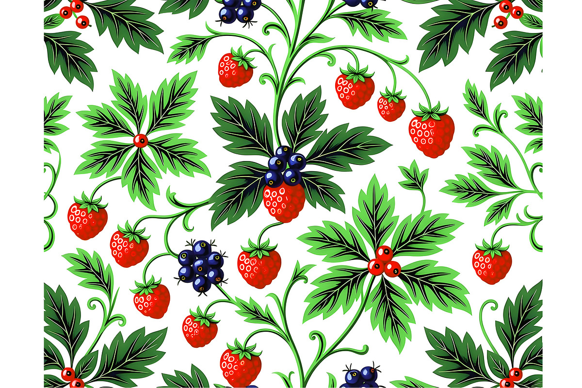 Berries Background, a Background Graphic by Sharon Schwalbe (Photo 2 of 2)