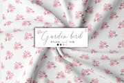 Garden bird. Pattern and motifs., a Pattern Graphic by AnaGuziiArt (Thumbnail 12 of 15)