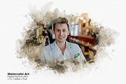 Editable Watercolor Photoshop Effect, an Action Add-On by Photoshop Action (Thumbnail 12 of 17)
